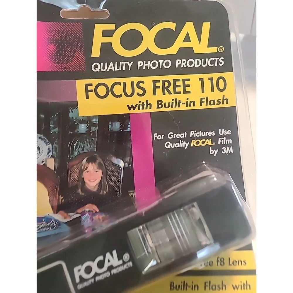 Vtg Kmart FF-10 Focus Free 110 Pocket Camera Flash NEW In Package TV Movie Prop